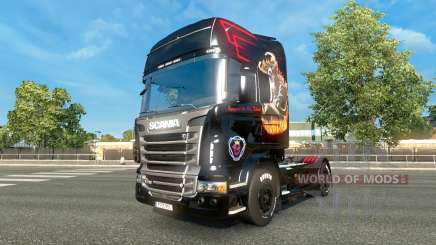 Скин Scania на тягач Scania для Euro Truck Simulator 2