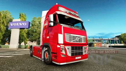 Скин Coca-Cola на тягач Volvo для Euro Truck Simulator 2