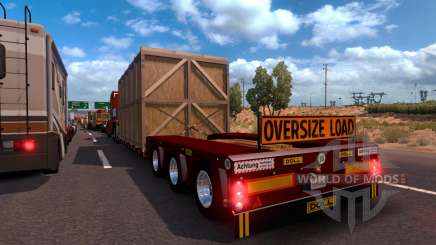 Doll Vario 3 Axle Trailer для American Truck Simulator