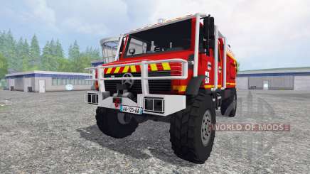 Mercedes-Benz Unimog [fire service] для Farming Simulator 2015