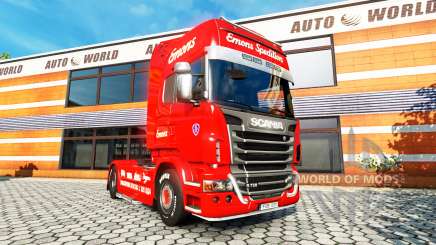 Скин Emons на тягач Scania для Euro Truck Simulator 2