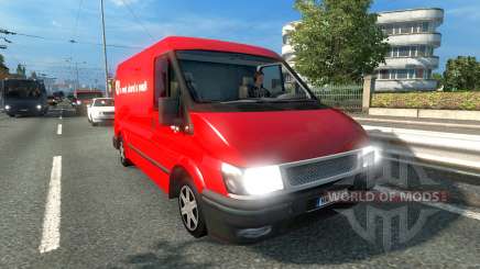 Ford Transit KitKat для Euro Truck Simulator 2