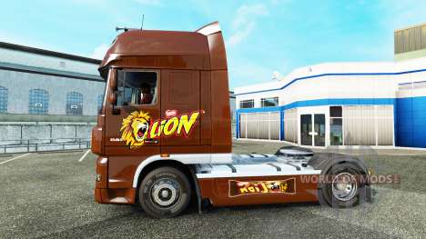 Скин Lion на тягач DAF для Euro Truck Simulator 2