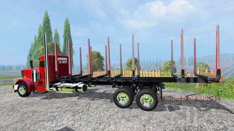 Peterbilt 388 [log truck] для Farming Simulator 2015