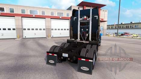 Скин Outlaw Transportation на тягач Peterbilt для American Truck Simulator