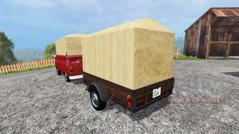 Volkswagen Transporter T2B [trailer] v1.1 для Farming Simulator 2015