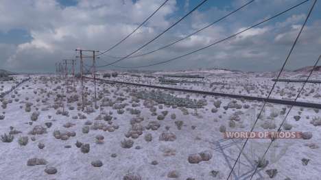 Зимний мод (Frosty Winter Weather Mod v1.0) для American Truck Simulator