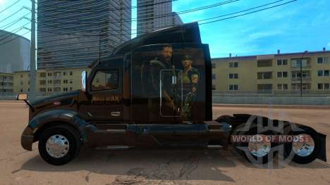 Skin Peterbilt 579 Mad Max для American Truck Simulator
