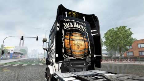 Скин Jack Daniels Birthday на тягач Scania для Euro Truck Simulator 2