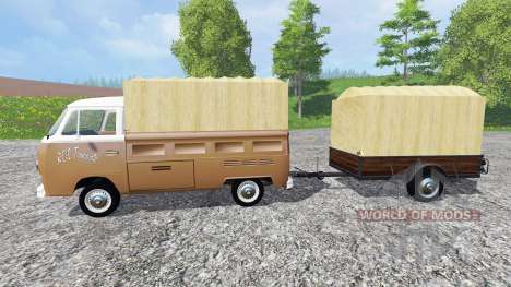Volkswagen Transporter T2B [trailer] v1.2.1 для Farming Simulator 2015