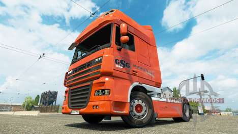 Скин GSG на тягач DAF для Euro Truck Simulator 2