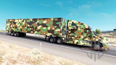 Скин Army на тягач Kenworth для American Truck Simulator