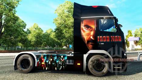 Скин Ironman на тягач Volvo для Euro Truck Simulator 2
