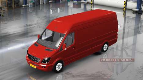 Mercedes-Benz Sprinter LWB v1.1 для American Truck Simulator
