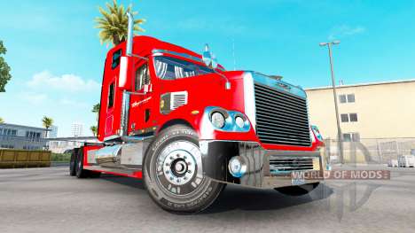 Скин Budweiser на тягач Freightliner Coronado для American Truck Simulator