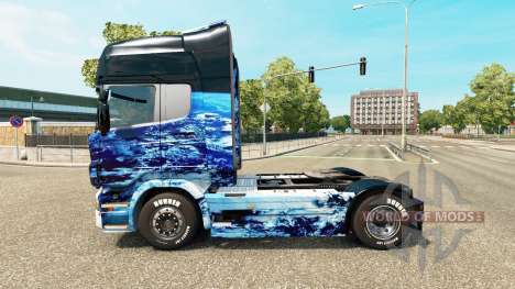 Скин Earth на тягач Scania для Euro Truck Simulator 2
