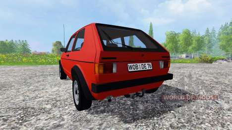Volkswagen Golf I GTI 1976 для Farming Simulator 2015