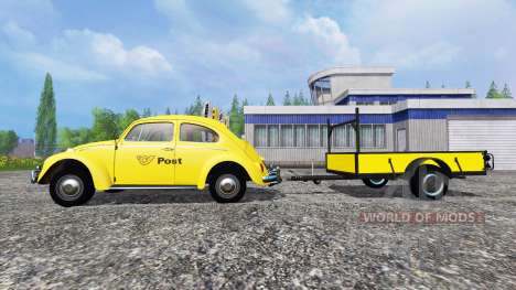 Volkswagen Beetle 1966 [Post Edition] v2.0 для Farming Simulator 2015