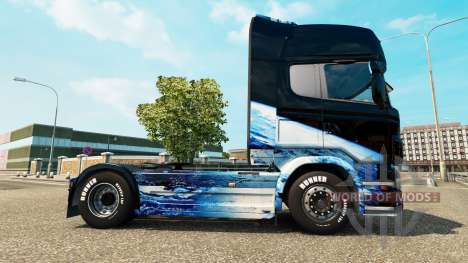 Скин Earth на тягач Scania для Euro Truck Simulator 2