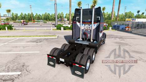 Скин Русская мафия на тягач Peterbilt для American Truck Simulator