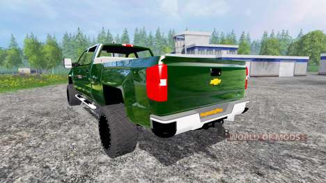 Chevrolet Silverado 3500 [plow truck] v2.0 для Farming Simulator 2015