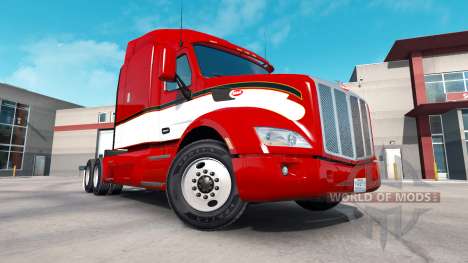 Винтажный скин на тягач Peterbilt для American Truck Simulator