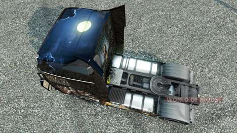 Скин Zombie на тягач Volvo для Euro Truck Simulator 2