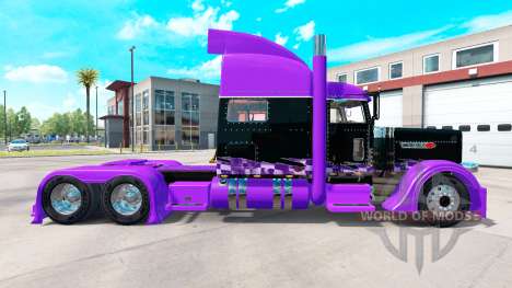 Скин Racing на тягач Peterbilt 389 для American Truck Simulator