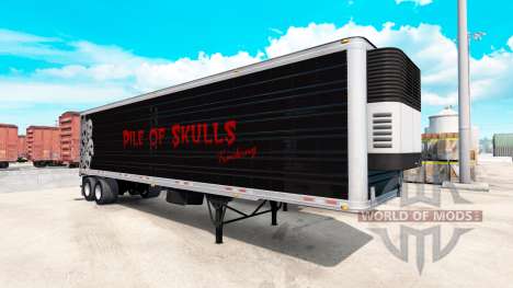 Рефрижераторный полуприцеп Pile of Skulls для American Truck Simulator