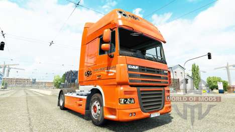 Скин GSG на тягач DAF для Euro Truck Simulator 2
