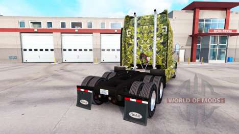 Армейский скин на тягач Peterbilt для American Truck Simulator