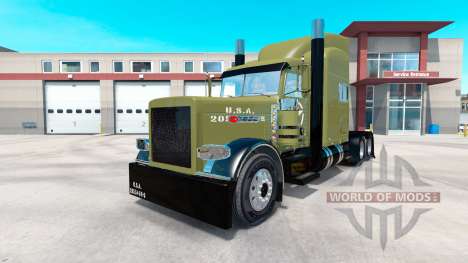 Скин USA Army на тягач Peterbilt 389 для American Truck Simulator