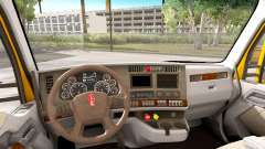 Светло-коричневый интерьер в Kenworth T680 для American Truck Simulator