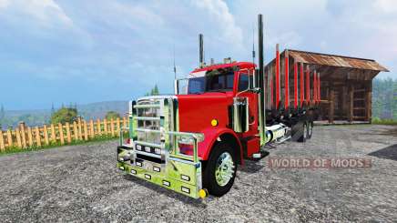 Peterbilt 388 [log truck] для Farming Simulator 2015