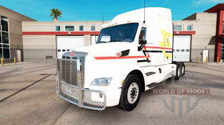 Скин Lines на тягач Peterbilt для American Truck Simulator