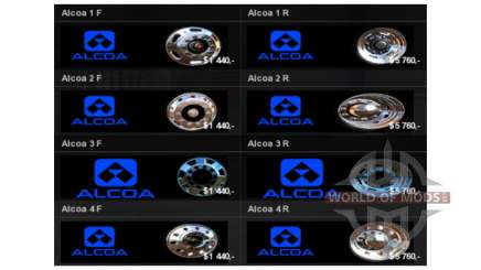 Колёсные диски Alcoa для American Truck Simulator