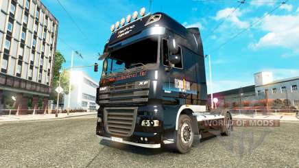 Скин Techno4ever на тягач DAF для Euro Truck Simulator 2