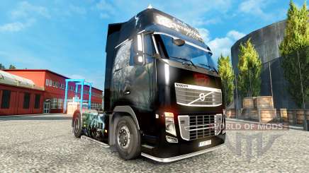 Скин Zombie на тягач Volvo для Euro Truck Simulator 2