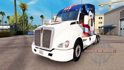 Скин U.S.A. Eagle на тягач Kenworth для American Truck Simulator