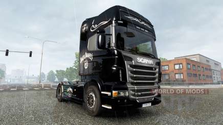 Скин Jack Daniels Birthday на тягач Scania для Euro Truck Simulator 2