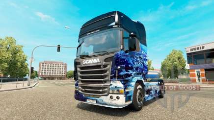 Скин Earth на тягач Scania для Euro Truck Simulator 2