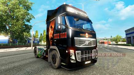 Скин Ironman на тягач Volvo для Euro Truck Simulator 2