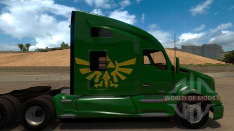 Zelda Skin for Peterbilt 579 для American Truck Simulator