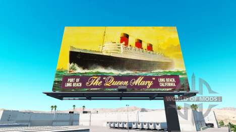 Реклама на билборды v1.1 для American Truck Simulator