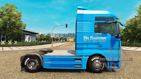 Скин Carstensen на тягач MAN для Euro Truck Simulator 2