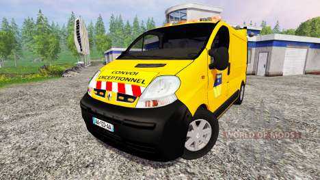 Renault Trafic Convoi Exceptionel для Farming Simulator 2015