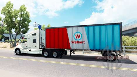Скин Wallbert на тягач Kenworth для American Truck Simulator