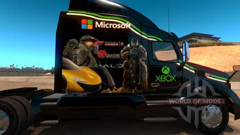 Xbox скин для Peterbilt 579 для American Truck Simulator