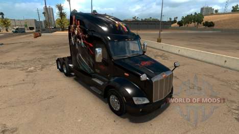 Peterbilt 579 Bayonetta skin для American Truck Simulator