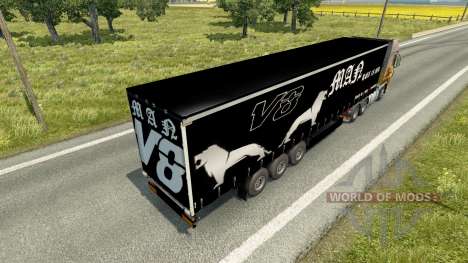 Полуприцеп MAN V8 для Euro Truck Simulator 2